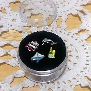 Sailing Floating Jewelry Charms, miniatures for floating jewelry lockets